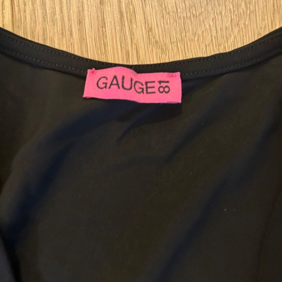 Gauge81 V Neck Gown in Black ! - Picture 5 of 6